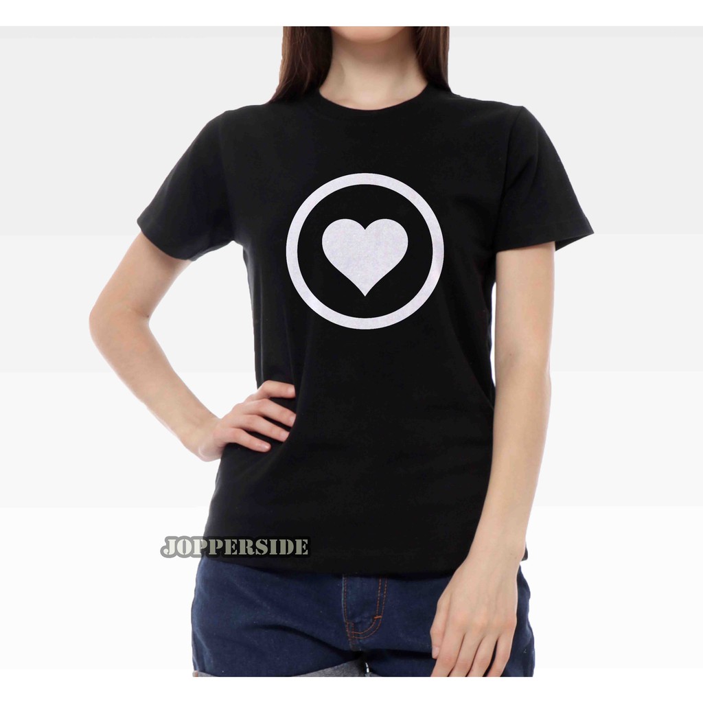 JOPPERSIDE T SHIRT KAOS DISTRO WANITA PEREMPUAN CEWEK SLIMFIT ORIGINAL PREMIUM ONE LOVE TW3