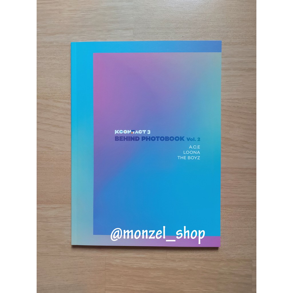 A.C.E & LOONA & THE BOYZ - KCON:TACT3 Behind Photobook + Sticker Coloring Set