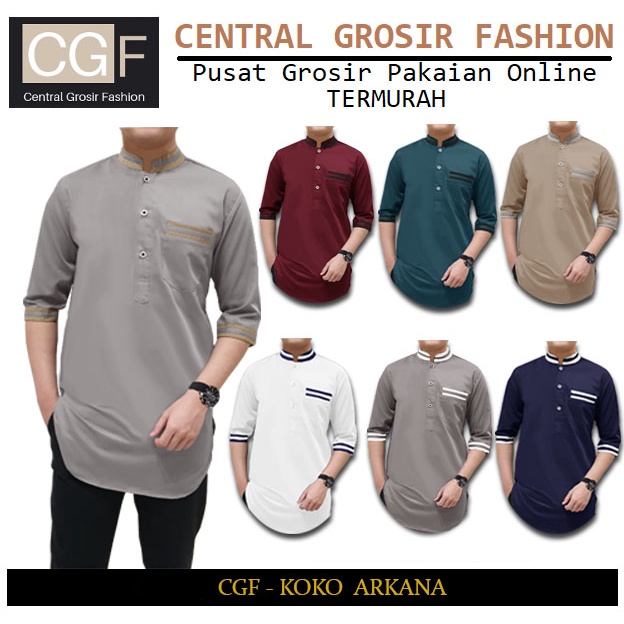 Koko Arkana - Central Grosir Fashion (CGF) - Ukuran S-3XL - Matt Katun Toyobo Import