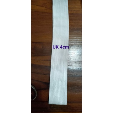 Karet Elastis Putih Kiloan Uk 4cm Uk 3cm Uk 2,5cm uk 2cm