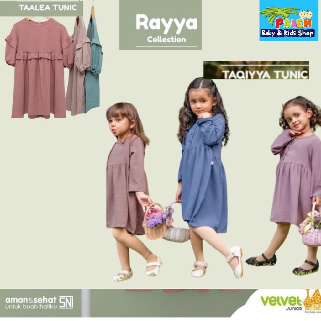 Velvet Junior Rayya Collection Tunic Terbaru