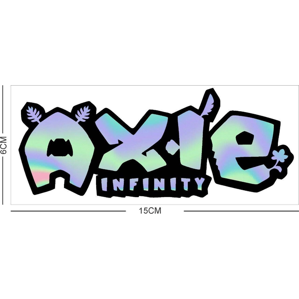Sticker Axie Infinity Warna Hologram