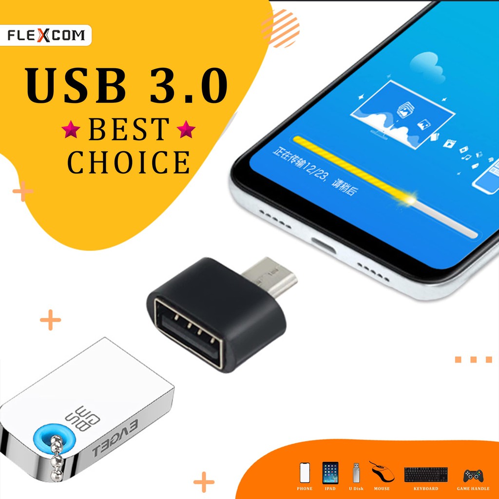 NEW OTG Micro USB Konektor / MINI PERSEGI V8 NON KABEL BAHAN METAL