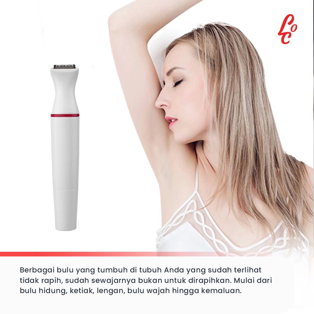 Alat Pencukur Bulu Kumis Ketiak Kemaluan Pria wanita 5 in 1 Trimmer Shaver Elektrik Personal Care