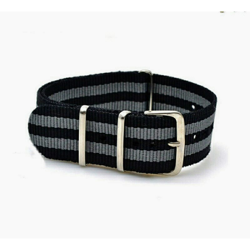 Tali jam tangan nato strap Spectre James bond 18mm 20mm 22mm