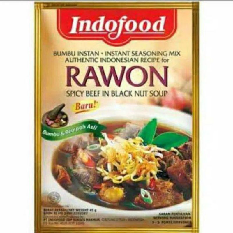 Indofood bumbu instan RAWON