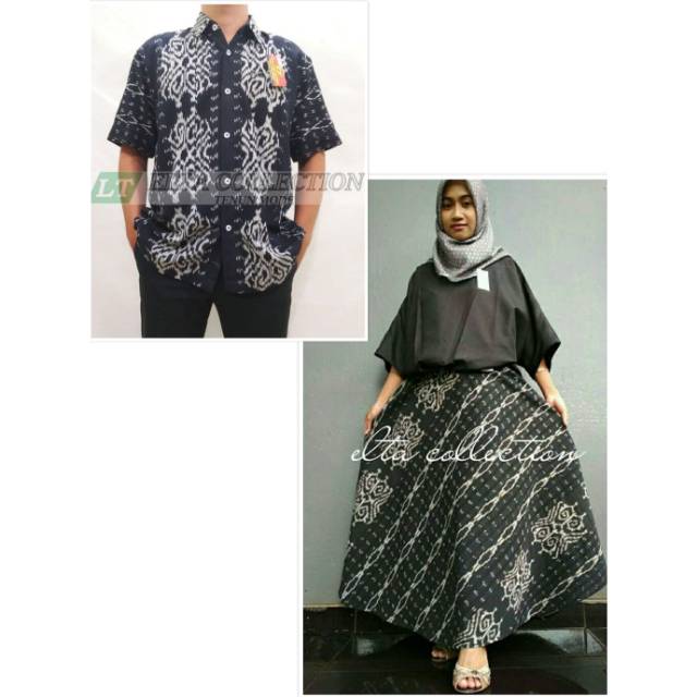 Couple tenun Jepara motif Maluku