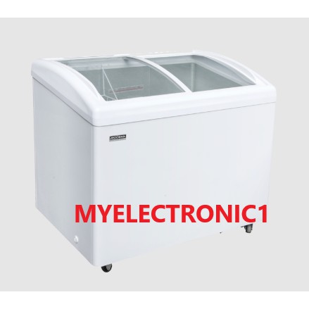 MODENA CONSERVA - MC 0335  Sliding Glass Freezer 2 PINTU  336 LITER 238 WATT - GARANSI RESMI