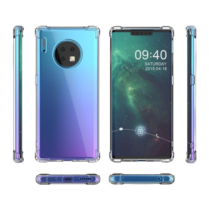 Soft Case Silikon Huawei Mate 30 Pro Bening Transparant Airbag Anti Crack Tebal