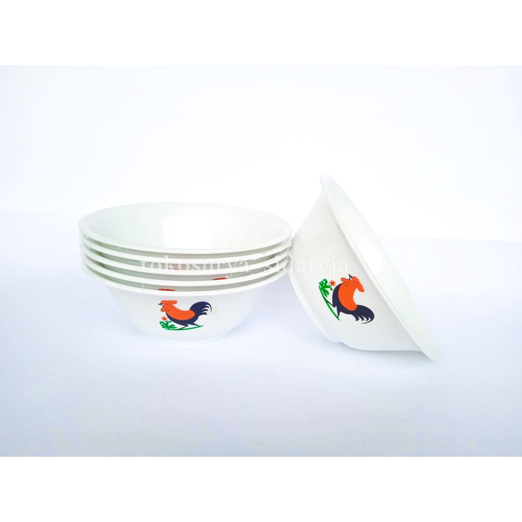 Mangkok Ayam Jago Plastik Best Quality Grade / Mangkuk Mie / Mangkok Mie Instant / Mangkuk Sayuran /