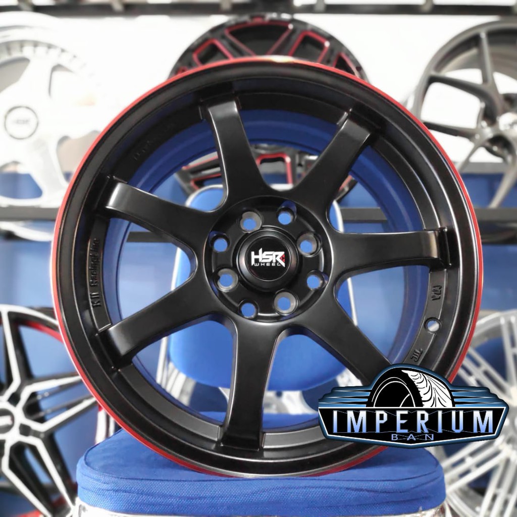 Velg racing mobil HSR GTR R16 cocok di pasang ke mobil avanza, livina,brio, jazz, yaris, aveo dll