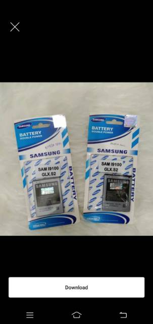 Baterai For Tipe Samsung Galaxy S2