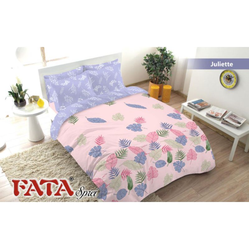 Fata Sprei Motif Minimalis Juliette Ukuran King 180X200/Queen 160X200