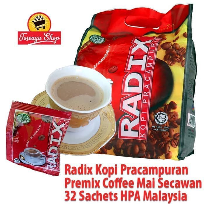 

Kopi Radix Pracampuran 32 shacet Asli Malaysia