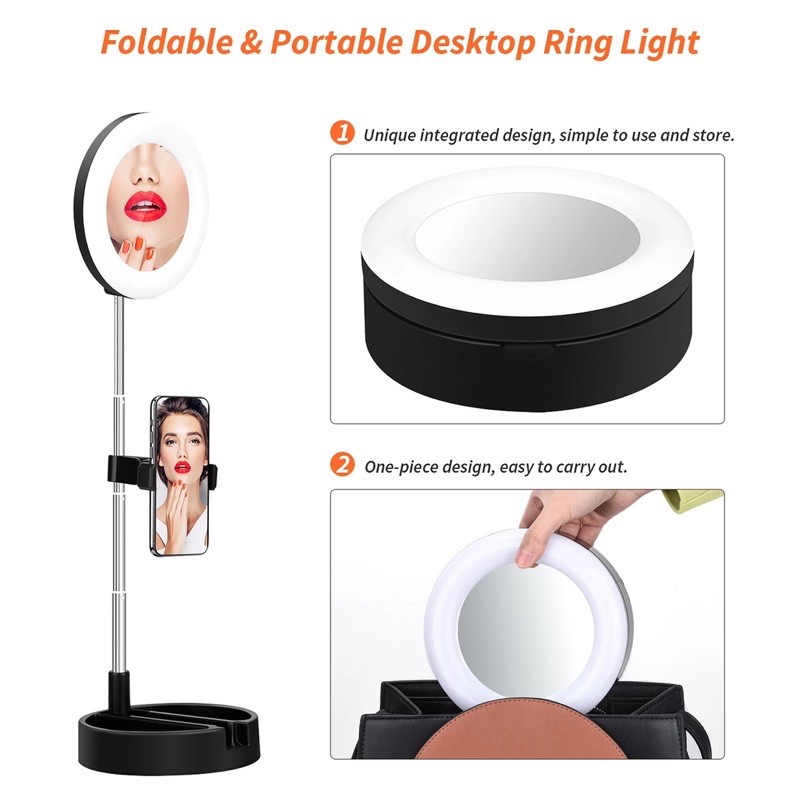 Ring Light Live Makeup Multipurpose Desk Lamp ( G3 ) / Lampu Selfie Makeup