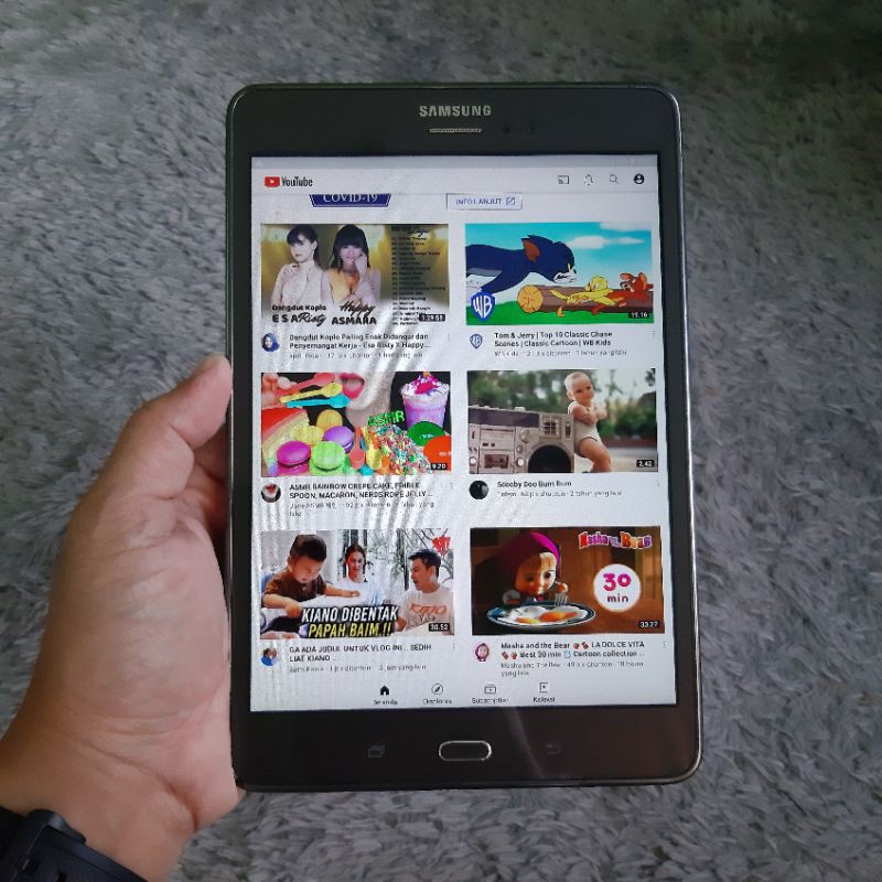 Samsung Tab A S pen 8inch 2/16gb p355 second berkualitas