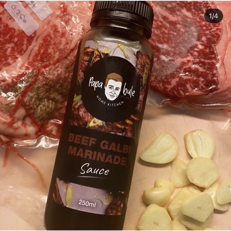 

beef galbi marinade sauce homemade saos masak papabule no msg