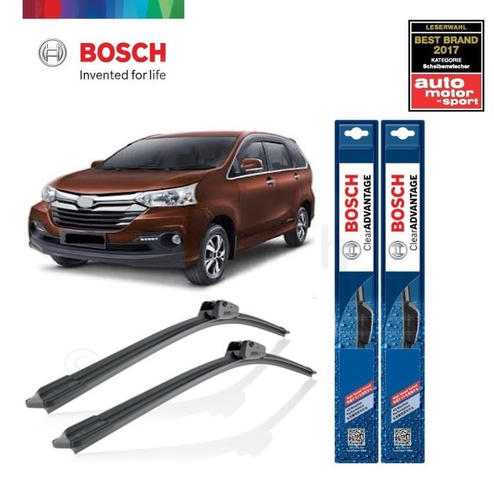 All New Xenia wiper Mobil Frameless Bosch Clear Advantage Wiper Bosch