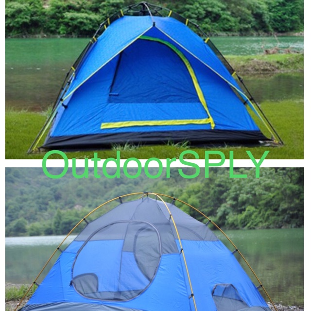 Chanodug 2001 Automatic Tenda 4 Person Double layer Waterproof Tent