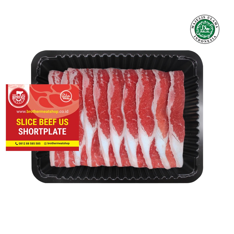 Shortplate Slice Beef - Irisan Daging Perut Sapi 500gr