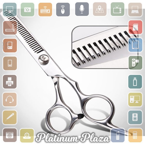 Gunting Sasak Rambut Full Stainless Steel - BHT002 - Silver`E3JCXD-