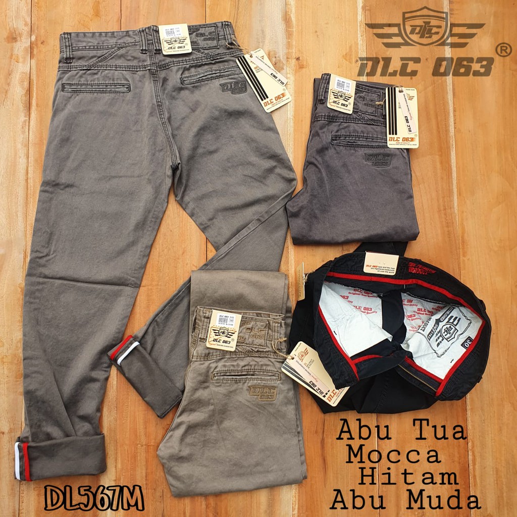 PRODUK TERBARU Celana Chino jumbo kanvas Panjang Pria Cardinal Kanvas DLC 100% ORIGINAL Asli Katun 2022