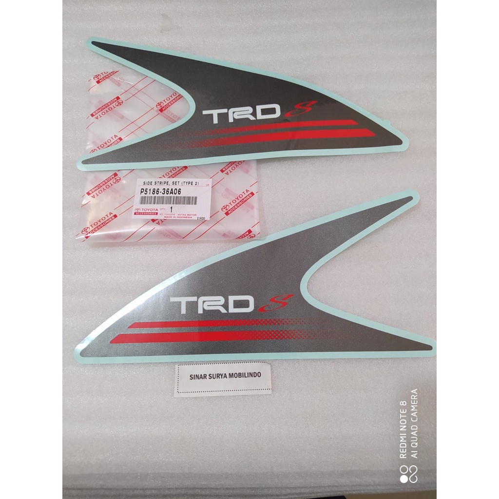 LIST STIKER BODY AGYA 2020-2021 LIS BODI FENDER ORIGINAL WARNA ABU-ABU