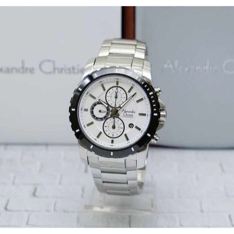 jam tangan pria original Alexandre Christie AC 6141