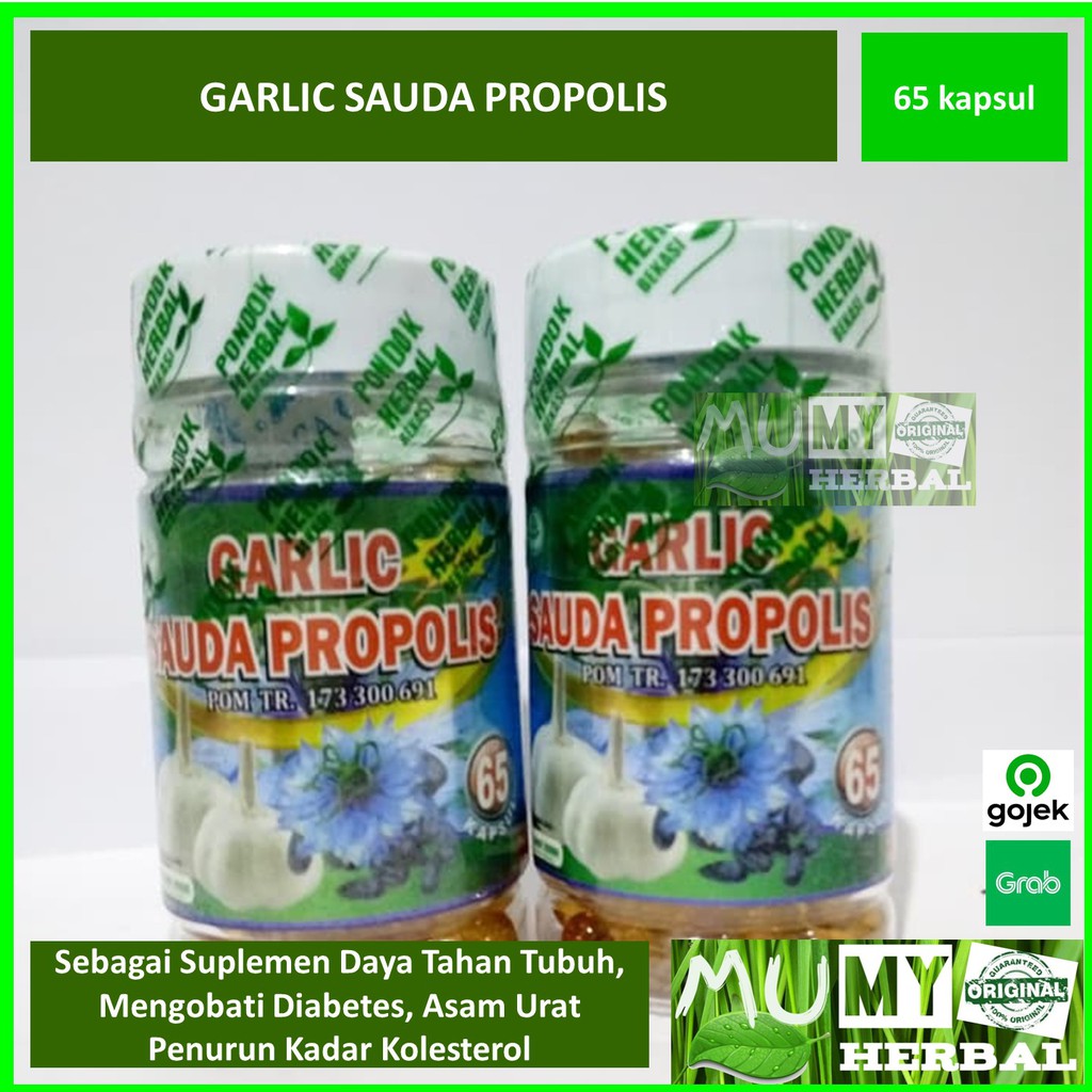 

GARLIC SAUDA PROPOLIS ORIGINAL Peningkat Daya Tahan Tubuh Obat Diabet