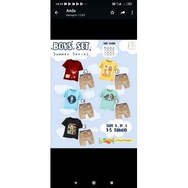 set summer teekay boy