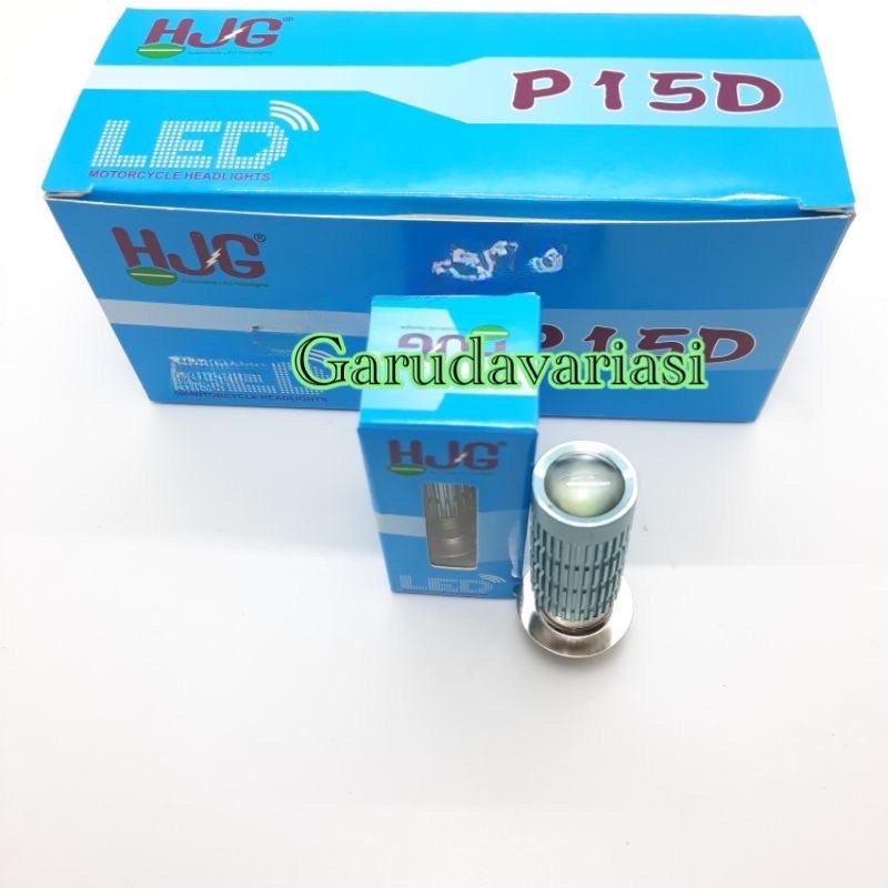 LED H6 LASER  HJG bholam depan laser luxion H6 high low yellow - putih Merek HJG
