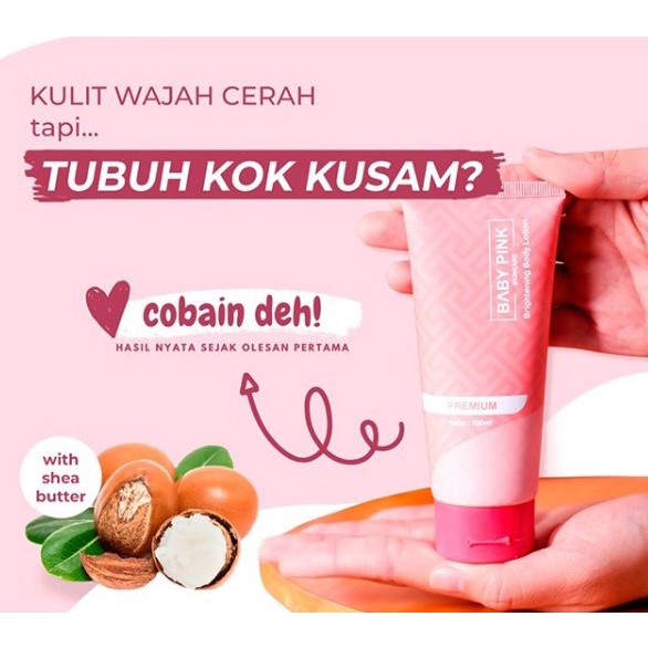 BABY PINK Skincare Brightening Body Lotion 100 ml