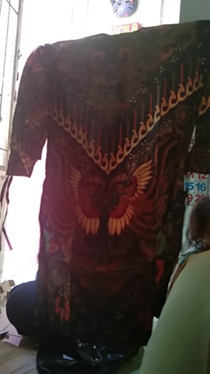 Batik Couple Keluarga Sania Ruffle Ori Ndoro Jowi Kupu Kuning