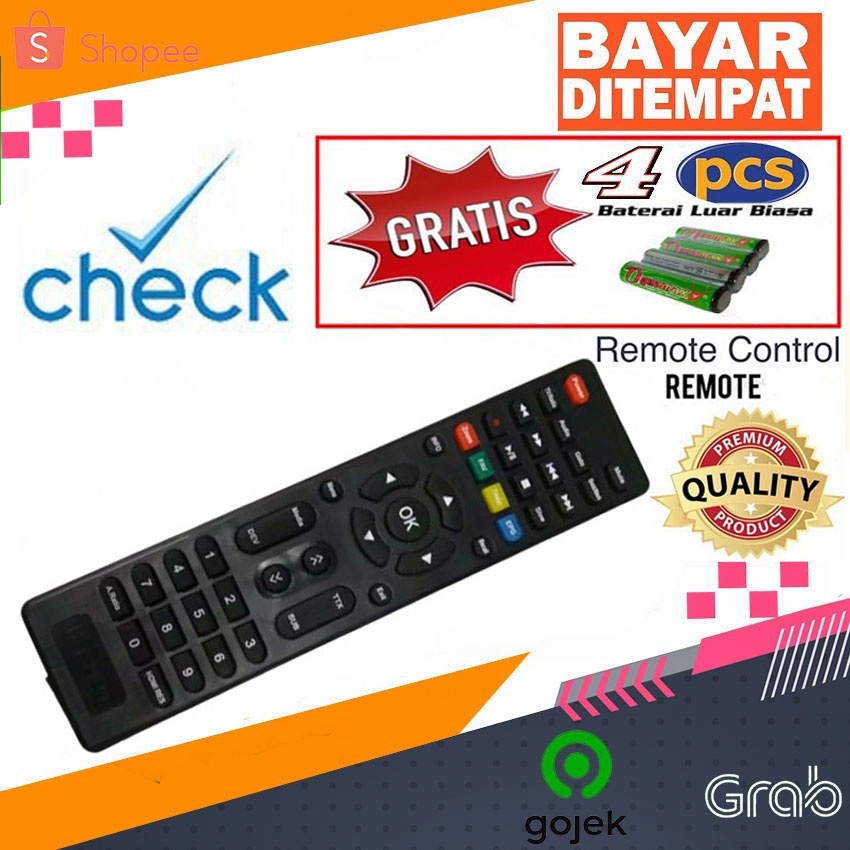 Remot Remote STB DVB T2 Receiver Parabola Ichiko 8000HD Remote