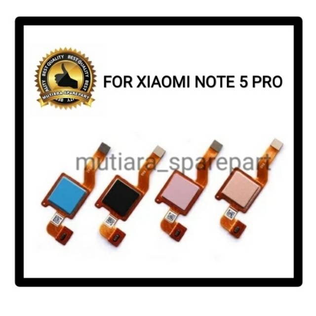 FLEXIBLE HOME BUTTON FINGER PRINT XIAOMI REDMI NOTE 5 PRO