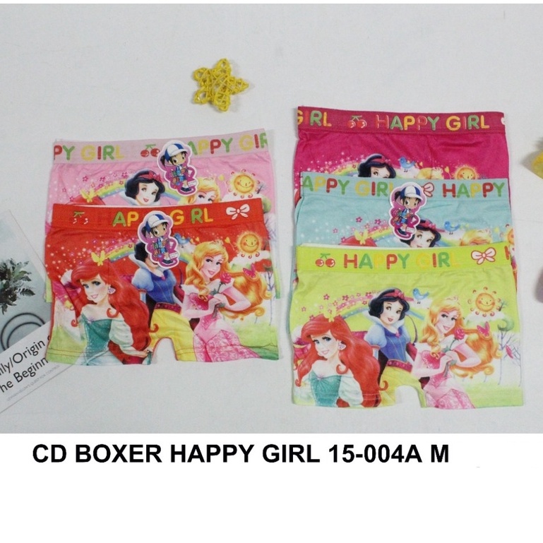 Celana Dalam BOXER anak FROZEN PONY LOL Combi MISA Cewek Motif Kartun Lucu Little Pony Hello Kitty Termurah Happy Girl