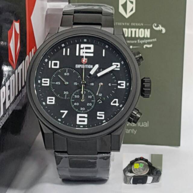 Jam Tangan Pria Expedition E 6410M Rantai Original Murah