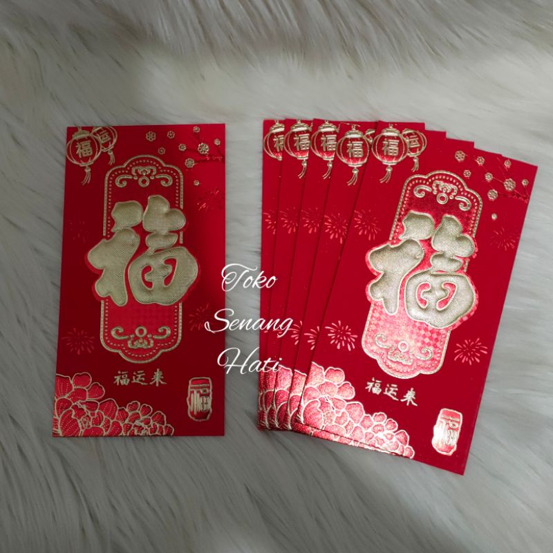 

angpao hoki panjang bahan tebal