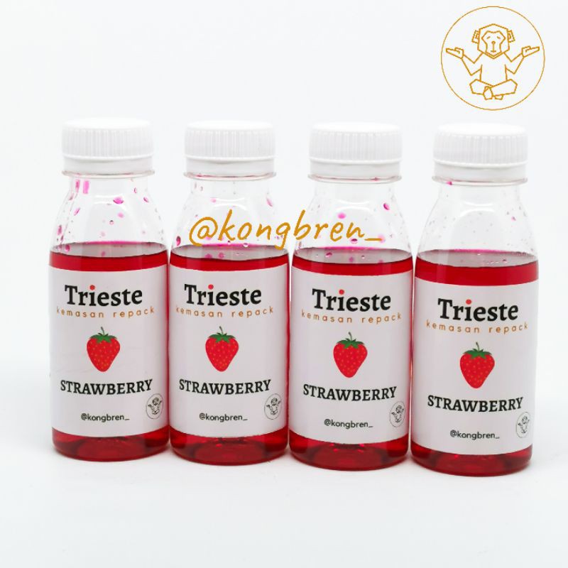 Sirup Strawberry Trieste 100 ml - Trieste Syrup Strawberry 100ml