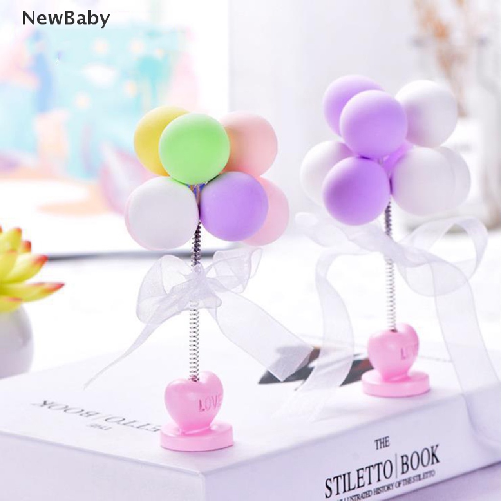 1 Ikat Balon Mini Bentuk Bulat Aneka Warna Untuk Dekorasi Micro Landscape