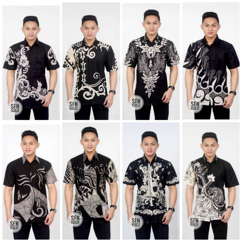 BAJU BATIK PRIA ABADI BATIK KEMEJA BATIK PRIA LENGAN PENDEK TERVIRAL DI SHOPEE