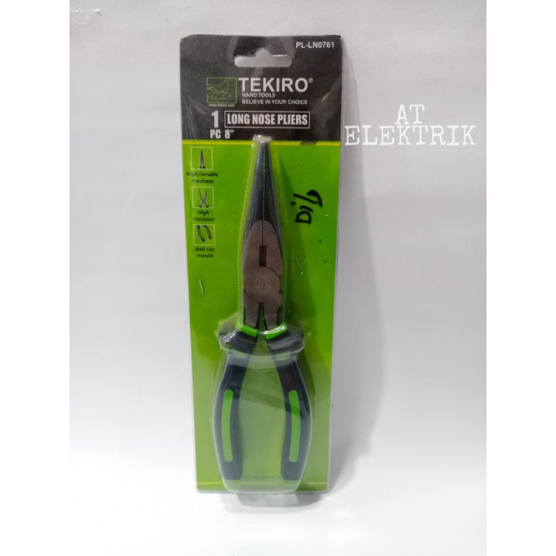 Tang Lancip Tekiro / Long Nose Mini Pliers 8&quot; ( PL - LN0761 )