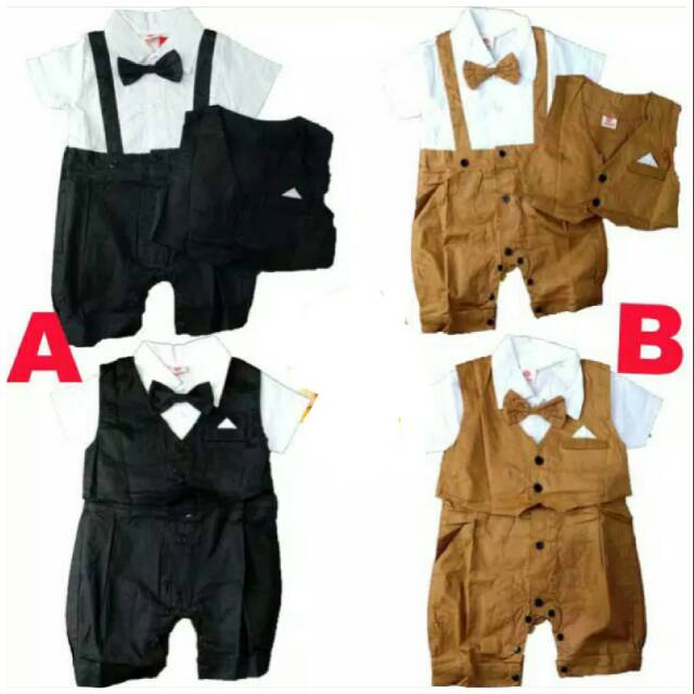 Baju Bayi Laki laki Rompi Pesta Baju anak Laki