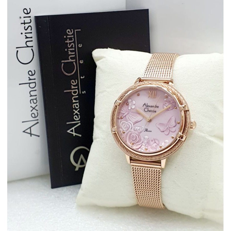JAM TANGAN ALEXANDRE CHRISTIE 2873 RANTAI PASIR ORIGINAL