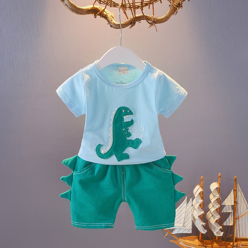 BOBORA Setelan Kaos T Shirt Anak Laki laki Lengan Pendek BOBORA Setelan Kaos T Shirt Anak Laki laki Lengan Pendek