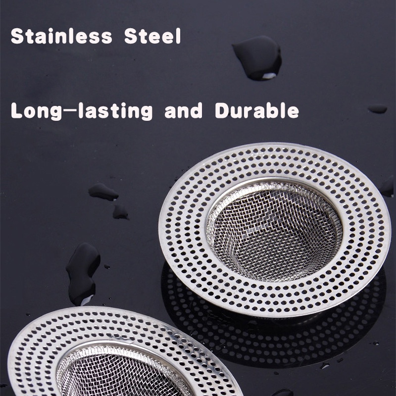 Saringan Rambut Bahan Stainless Steel Anti Penyumbatan Untuk Kamar Mandi