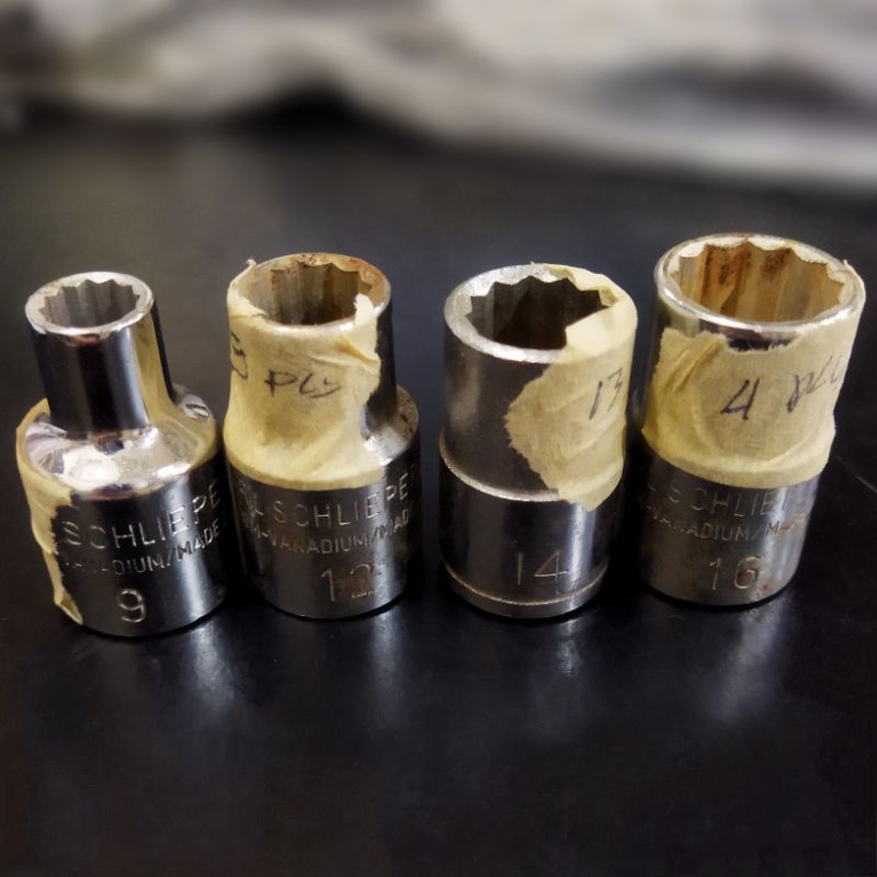 Mata Kunci Sok 9 12 14 16 29 32 mm Biji Shock Carl Schlieper Germany