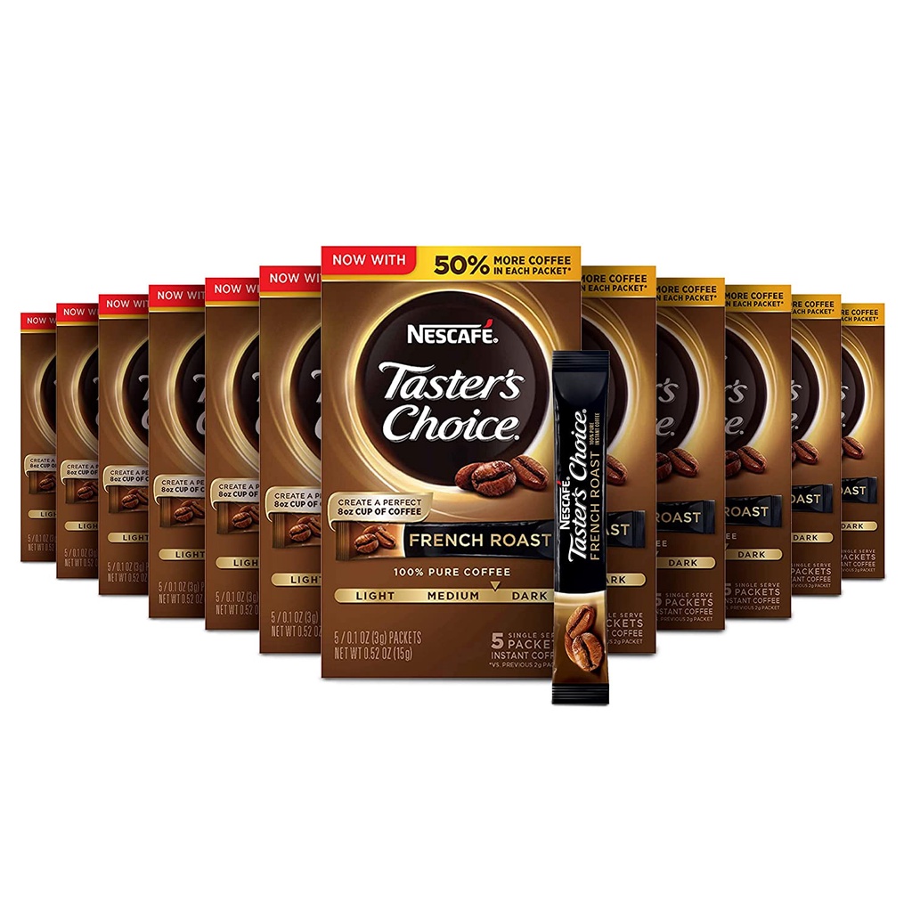 

Nescafe Taster's Choice French Roast Instant Coffee 5 x 3 Gram