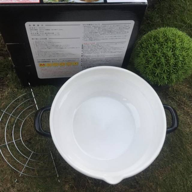 Wajan jepang/tempura Nabe/wajan enamel