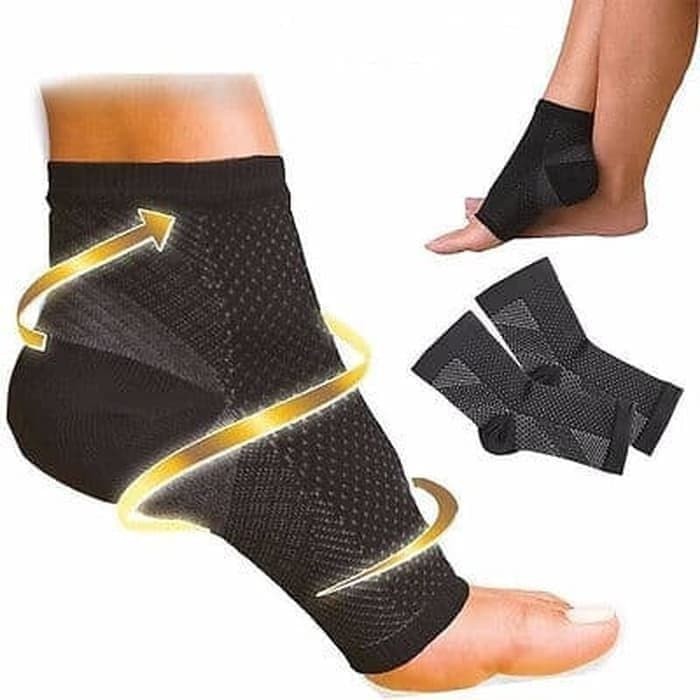 2 PCS SOCKS ANGEL ease pain kaos kaki mengurangi nyeri kaki achy heels